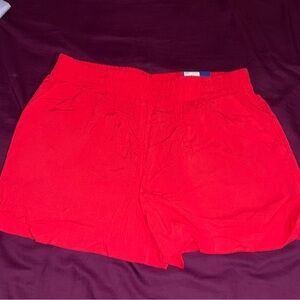 Apt. 9 Women's Vibrant Red Athletic Shorts